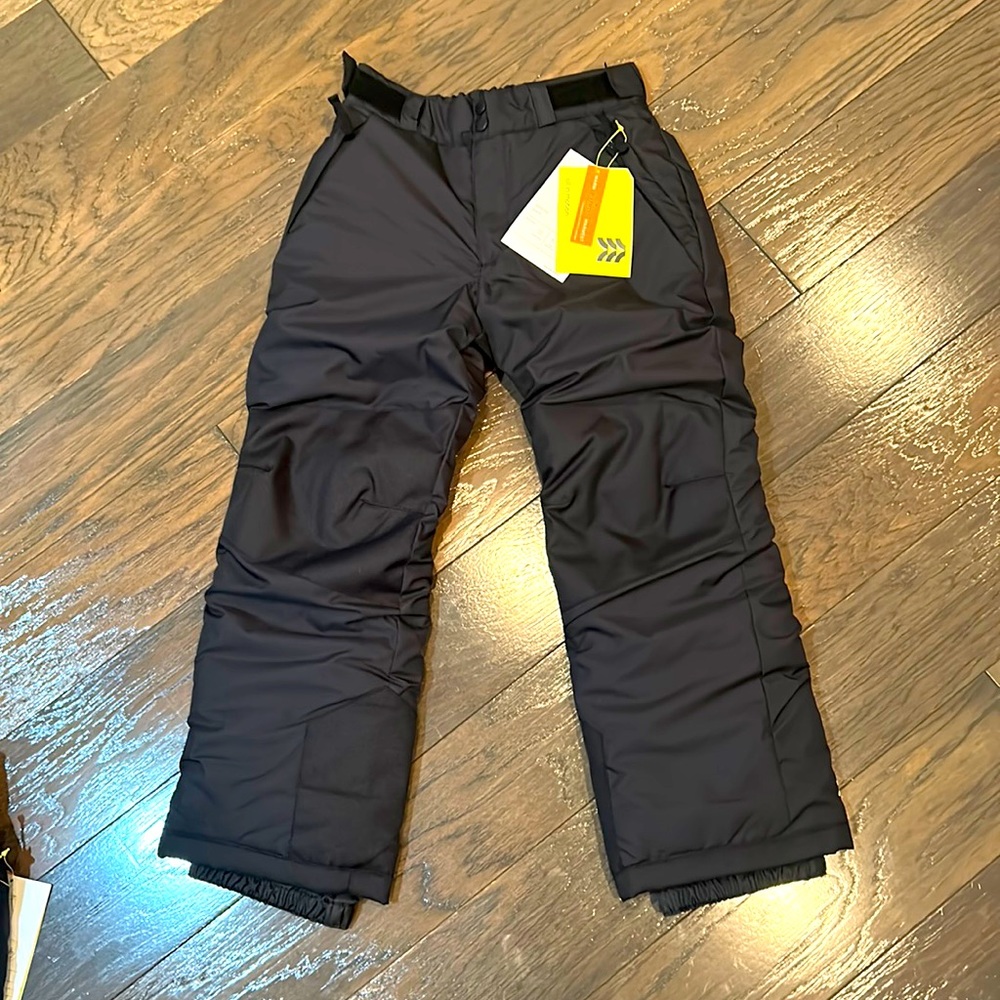 Kids snow pants in black sizeM